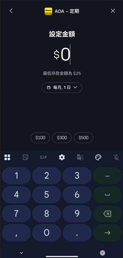 eToro定期投資