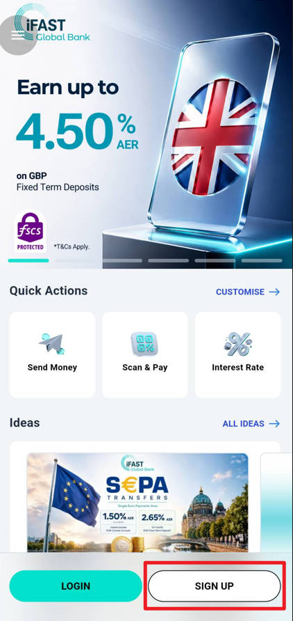 iFAST Global Bank 開戶